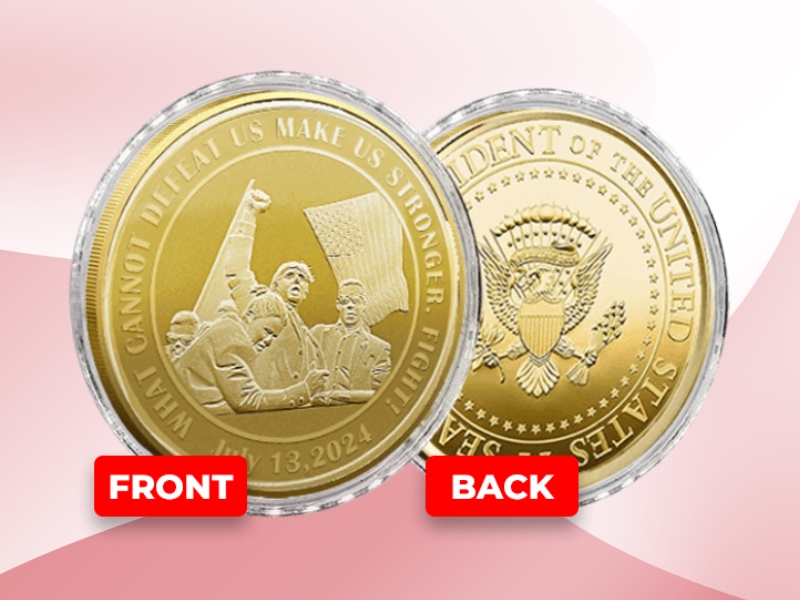 Trump Survivor Gold Coin – Honor the Legacy, Embrace the Craft